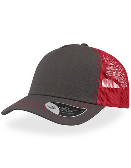 Dark Grey/Red / One Size