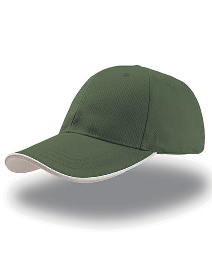 Bottle Green/White/Khaki / One Size