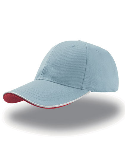 Light Blue/White/Red / One Size