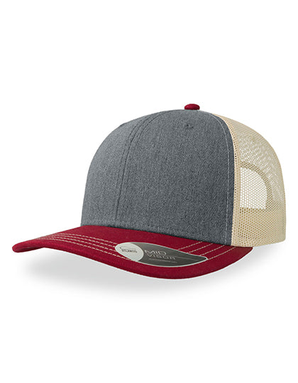 Grey/Cardinal Red/Beige / One Size