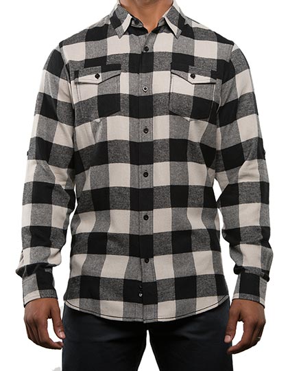 Woven Plaid Flanell Pluus