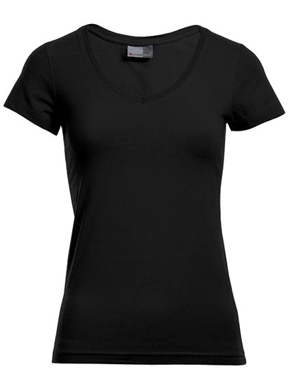 Naiste Slim Fit V-Neck-T