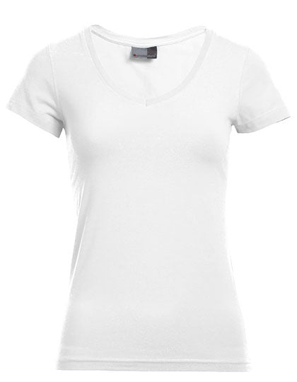 Naiste Slim Fit V-Neck-T