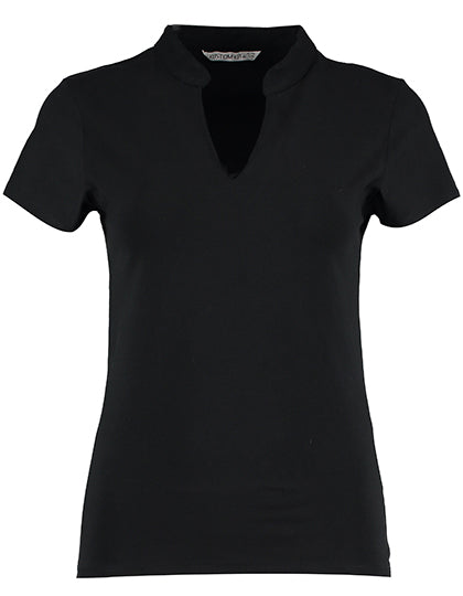 Naiste Regular Fit Mandarin Collar