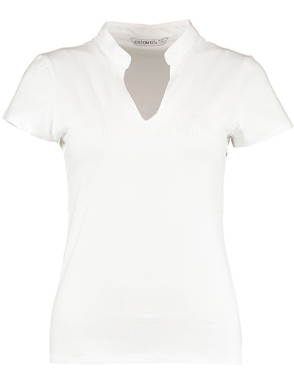 Naiste Regular Fit Mandarin Collar