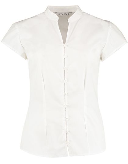 Naiste Fit Mandarin Pluus