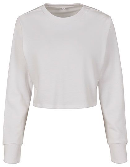 Naiste Terry Cropped Crew
