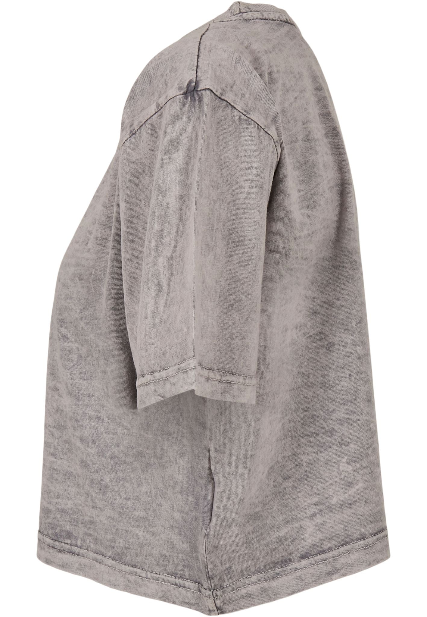 Naiste Acid Washed Cropped Tee