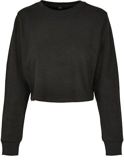 Naiste Terry Cropped Crew