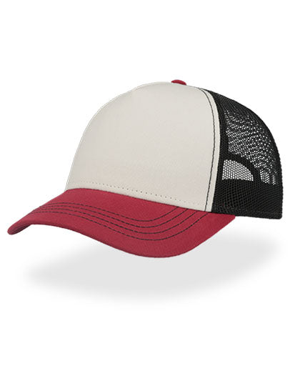 White/Burgundy/Black / One Size