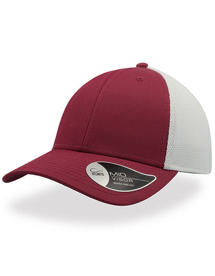 Burgundy/White / One Size